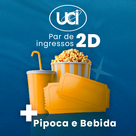 Combo | UCI Ingresso 2D + Pipoca e Refrigerante