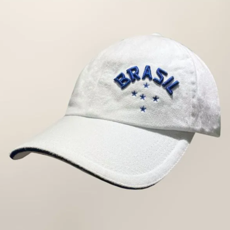 Liga Retrô | Boné Brasil Branco