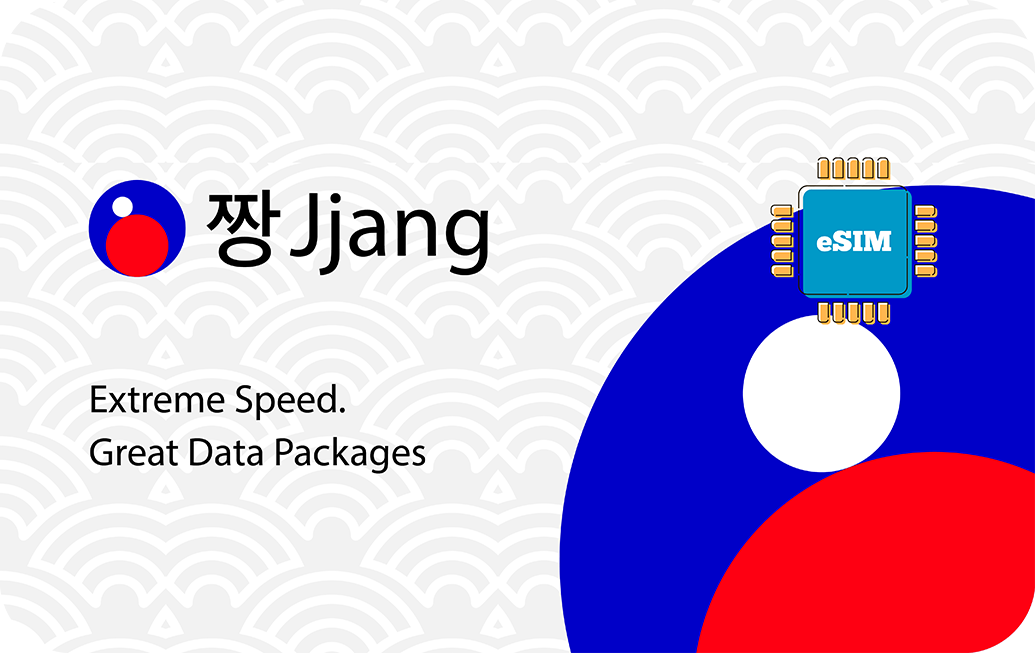 eSIM Airalo - '? Jjang - Coreia do Sul - Dados