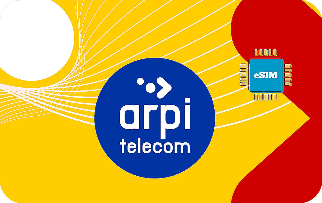 eSIM Airalo - Arpi Telecom - Armênia - Dados Ilimitado