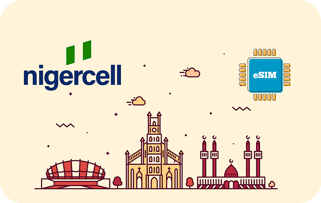 eSIM Airalo - Nigercell - Nigéria - Dados