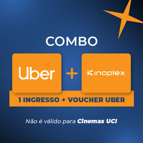 Combo | Uber + Cinema Kinoplex Ingresso 2D