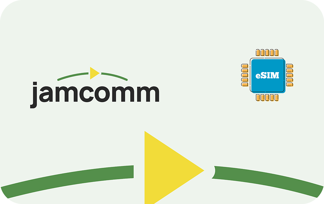 eSIM Airalo - Jamcomm - Jamaica - Dados Ilimitado