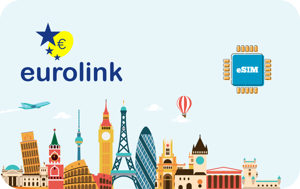 eSIM Airalo - Eurolink - Europa - Dados